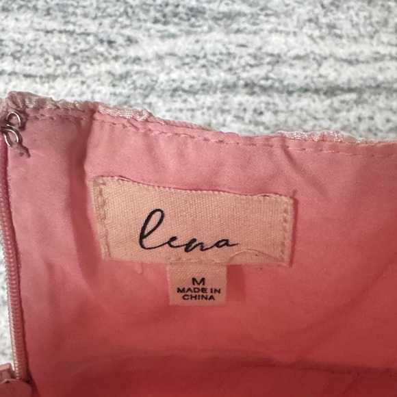 Lena Pink Fabric Label - Picture 2 of 4